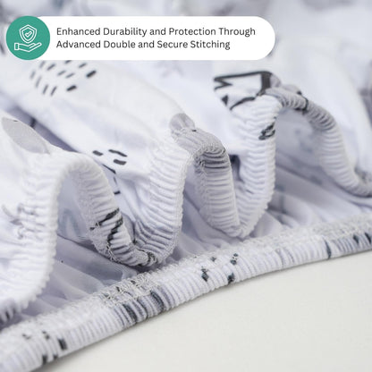 Bassinet Sheets for Papablic, CoZee, Cowiewie, Ezebaby, Nawahev Baby Bassinet Bedside Sleeper by TansyPanda, 3PC, 33x20, Ultra Soft, Breathable Snug Fit, Unisex Boys Girls, Gray White (Space Rockets)