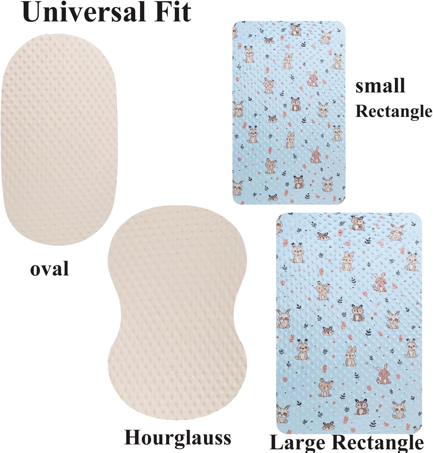 Dot Bassinet Sheet Set 2 Pack Stretch Fitted Bedside Sleeper Bassinet Sheets Sheets,Ultra Soft, for Baby Girls and Boys Light Green Dinosaur