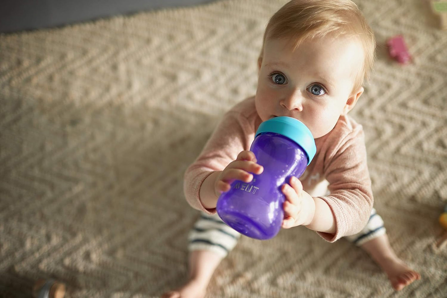 Philips AVENT My Easy Sippy Cup with Soft Spout and Spill-Proof Design, Blue/Green, 9oz, 2pk, SCF553/25
