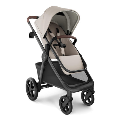 Mompush Ultimate2 Baby Stroller, Premium Convertible Full-Size Stroller for Toddler, Reversible Seat with One Hand Recline Adjustment, Car Seat Adapter Included