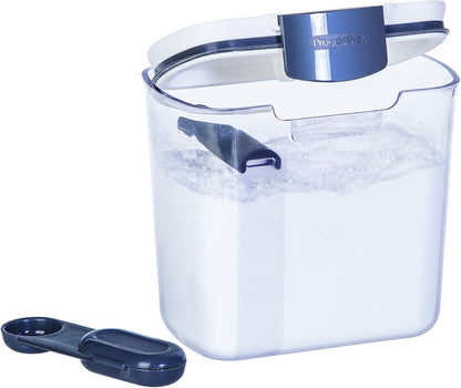 ProKeeper 1 Quart Airtight Powdered Sugar Storage Container – Grey, BPA-Free Plastic