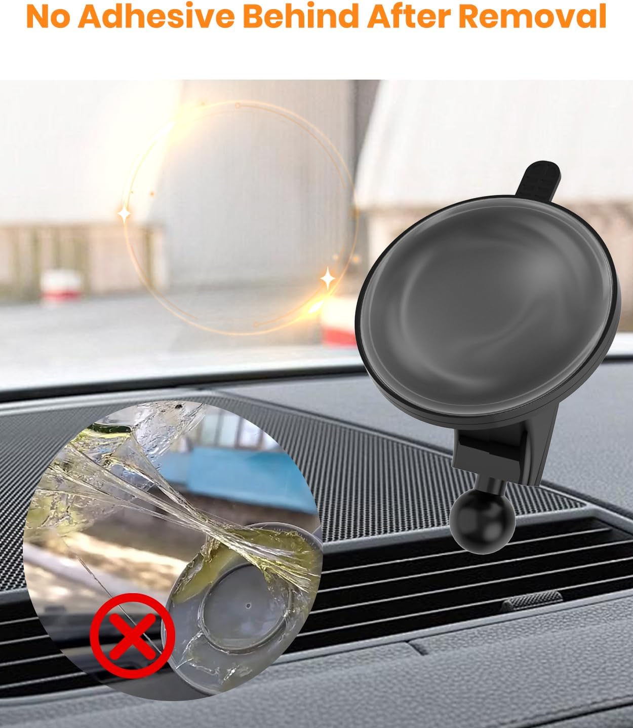 Suction Cup Bracket for baby car camera With Easy Installation