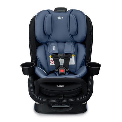 Britax Poplar S Convertible Car Seat, 2-in-1 Car Seat Extended Rear Facing, 17” Slim Car Seat Design with Fast & Easy ClickTight Installation, Anti-Rebound Bar & SafeWash Fabrics — Cowmooflage
