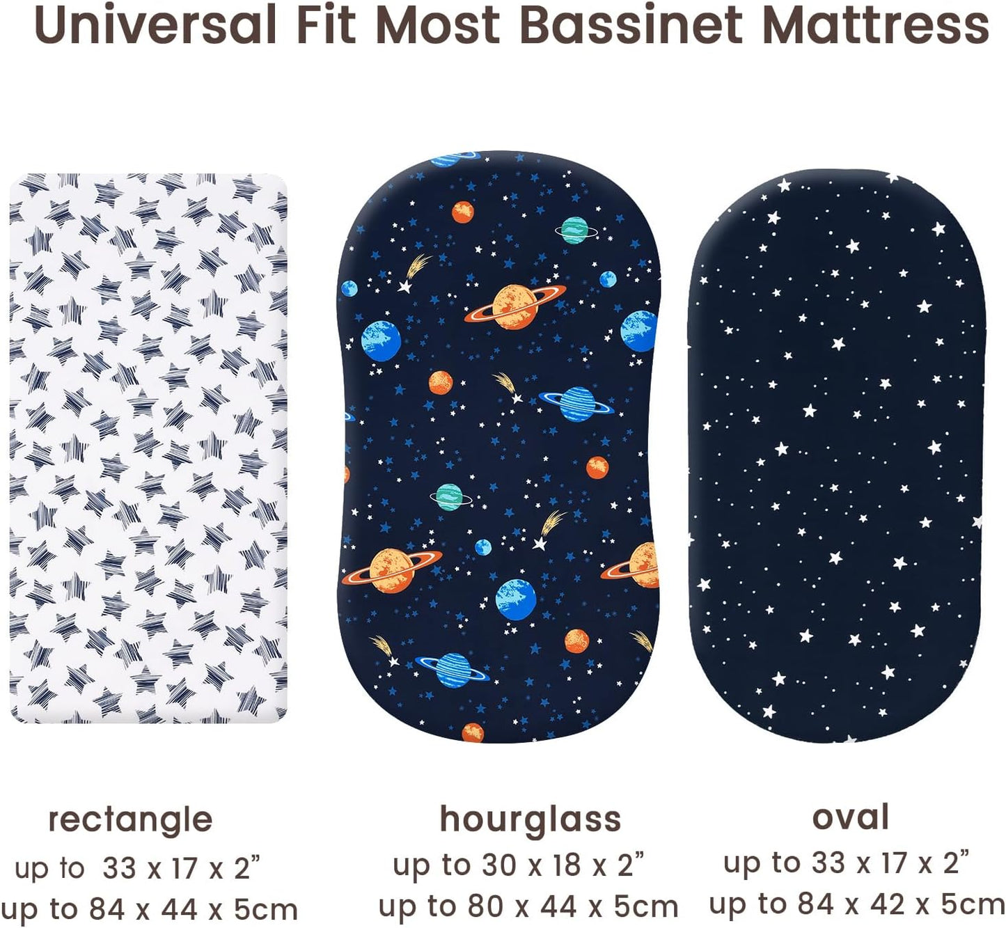 PHF 3 Pack Soft Mini Crib Sheets, Floral & Animal Pack N Play Sheets for Baby Boys Girls, No Slip Universal Fit for Pack N Play, Playard, Portable and Mini Crib Mattresses,Floral & Animal
