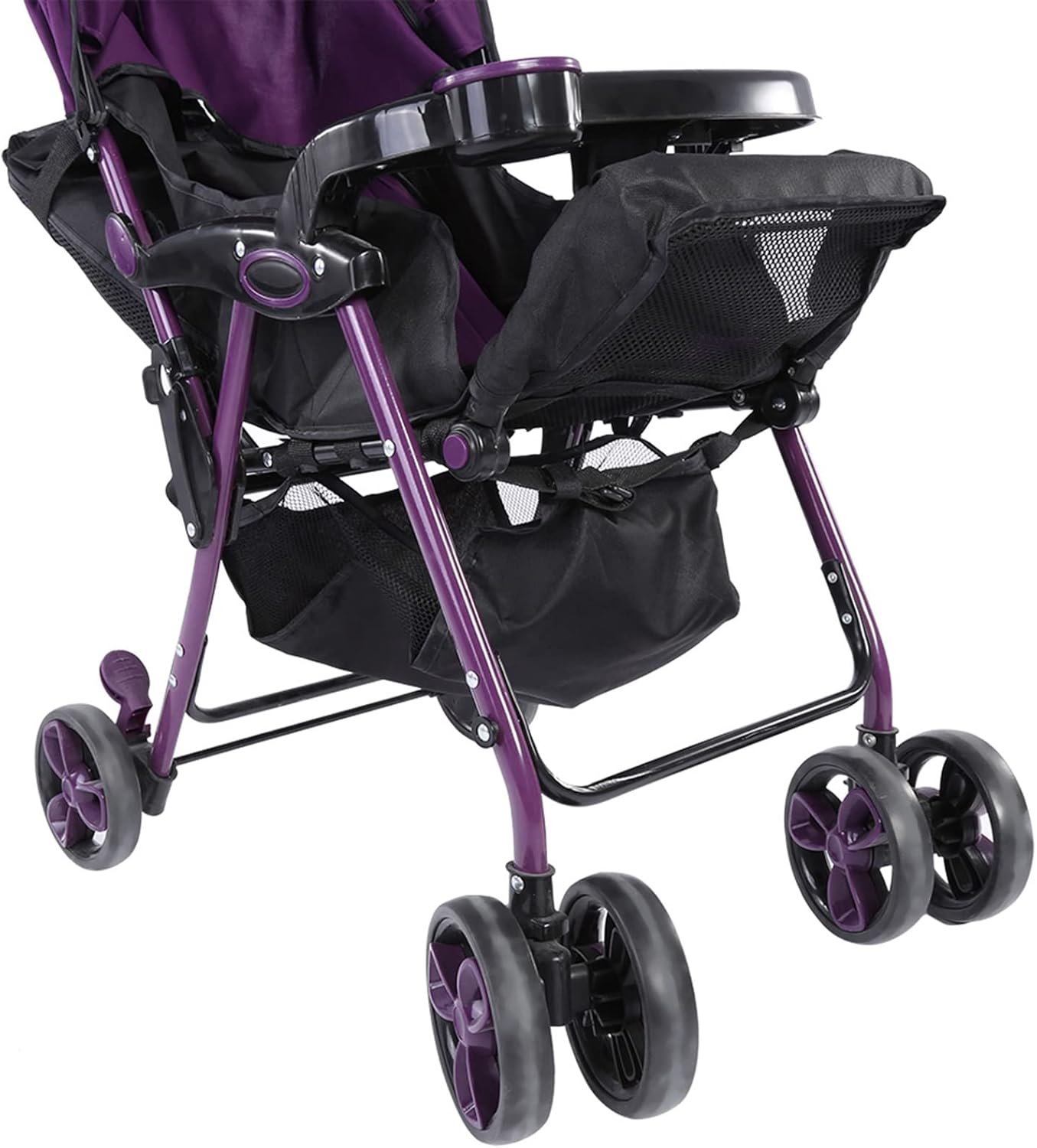 Stroller Organizer, Stroller Basket,Baby Stroller Pram Bottom Basket Pushchair Buggy Shopping Storage Case Organizer Bag Storage Basket Bottles and Diapers Caddy Accessories