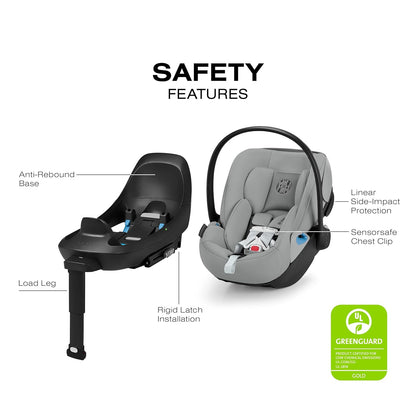 CYBEX Cloud G Pro Comfort Extend Infant Car Seat - Ocean Blue