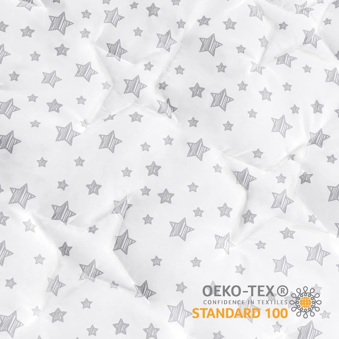 Octagon Playpen Mat Grey, Non Slip 8 Panel Playpen Mattress Mat Fits Regalo Extra Large Play Yard and hiccapop XL 69" Baby Playpen, Grey Star Octagon Playard Pad