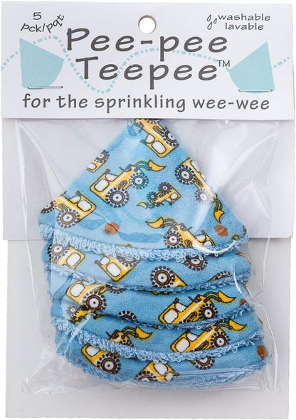 Washable Cotton Pee-Pee Teepees That Shield Baby Boys Pee During Diaper Changes. Makes a Great add-on Gift for a Baby Shower Thanks to its Fun, Gift-Ready Store Packaging. 5 Pack. Western
