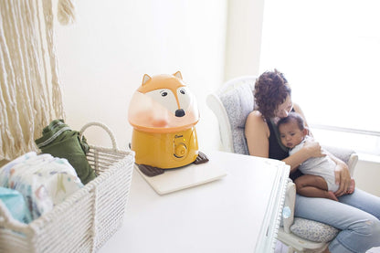 Crane Cute Animal Humidifier for Kids Bedroom and Nursery, Ultrasonic Cool Mist, 1 Gallon, Auto Shut Off, Cool Mist Humidifier