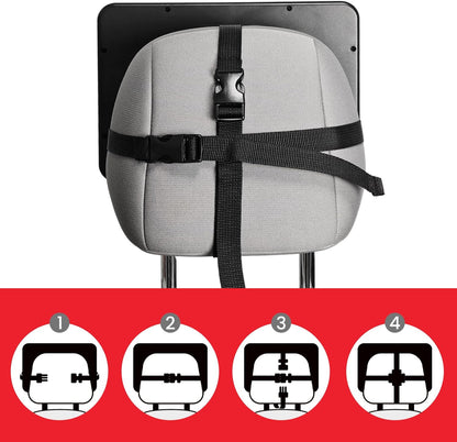 Baby Car Mirror with Light & Remote Control - Night Vision Rear Facing Car Seat Mirror, Clear Vision, 360° Rotation Rear Facing Car Seat Mirror, Shock and Shatter Resistant