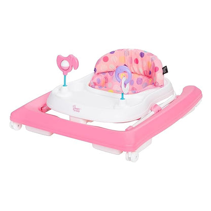Smart Steps Trend Activity Walker and Entertainer with Removeable Toys, Large Tray, Cup Holder, Adjustable Height and Flat Fold Frame for Storage, Ages 6 Months +, Orbits Rose
