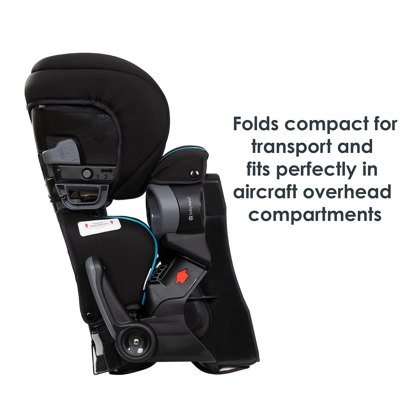 Baby Trend Protect 2-in-1 Booster Seat, Grey Tech – Lightweight Belt-Positioning Design, Cushioned Comfort, Everyday Big-Kid Support