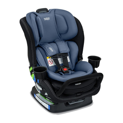 Britax Poplar S Convertible Car Seat, 2-in-1 Car Seat Extended Rear Facing, 17” Slim Car Seat Design with Fast & Easy ClickTight Installation, Anti-Rebound Bar & SafeWash Fabrics — Cowmooflage