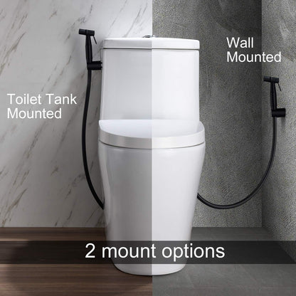 Matte Black Handheld Bidet Sprayer for Toilet & Cloth Diaper Cleansing