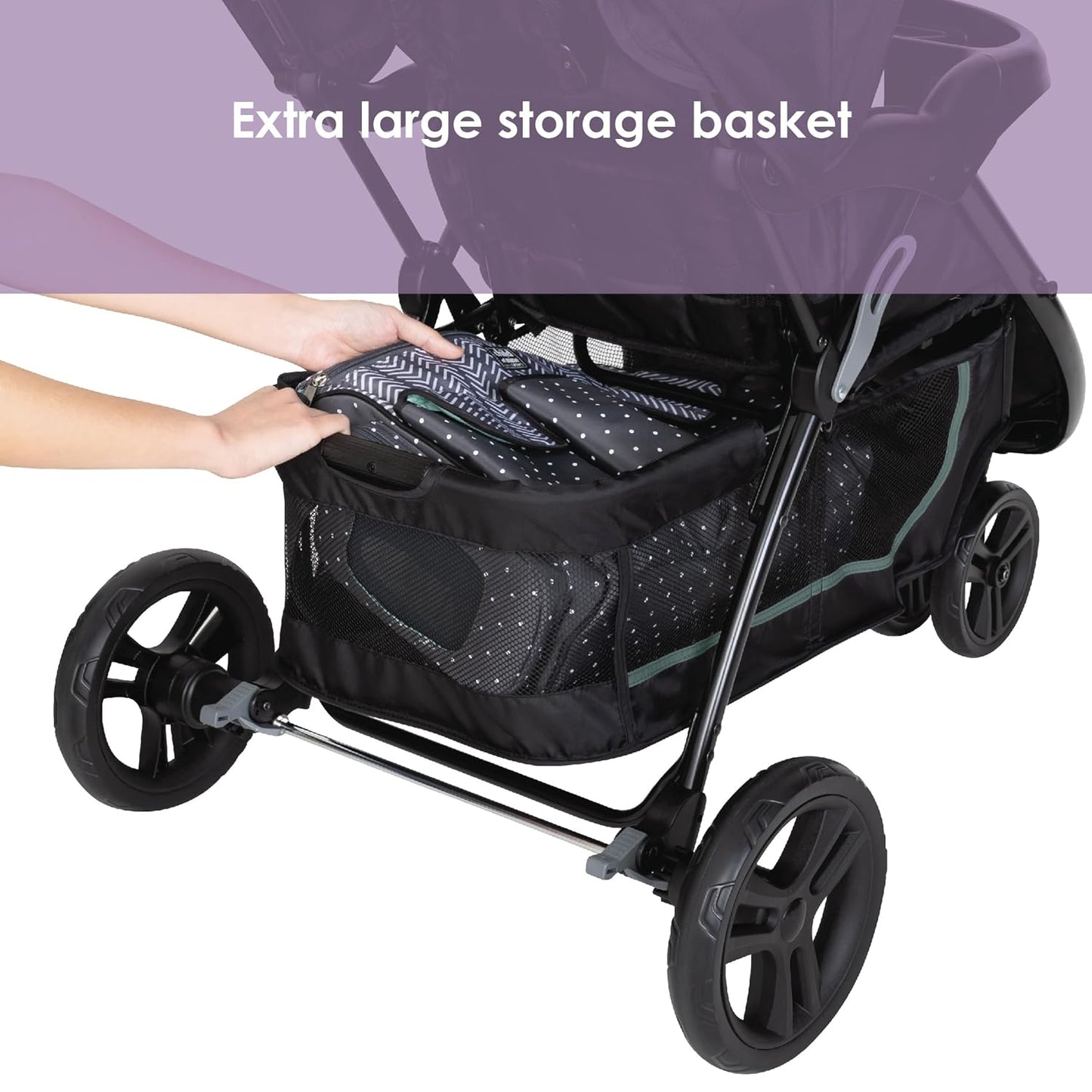 Baby Trend Stroller and EZ-Lift Infant Car Seat, EZ Ride Travel System, Dash Grey