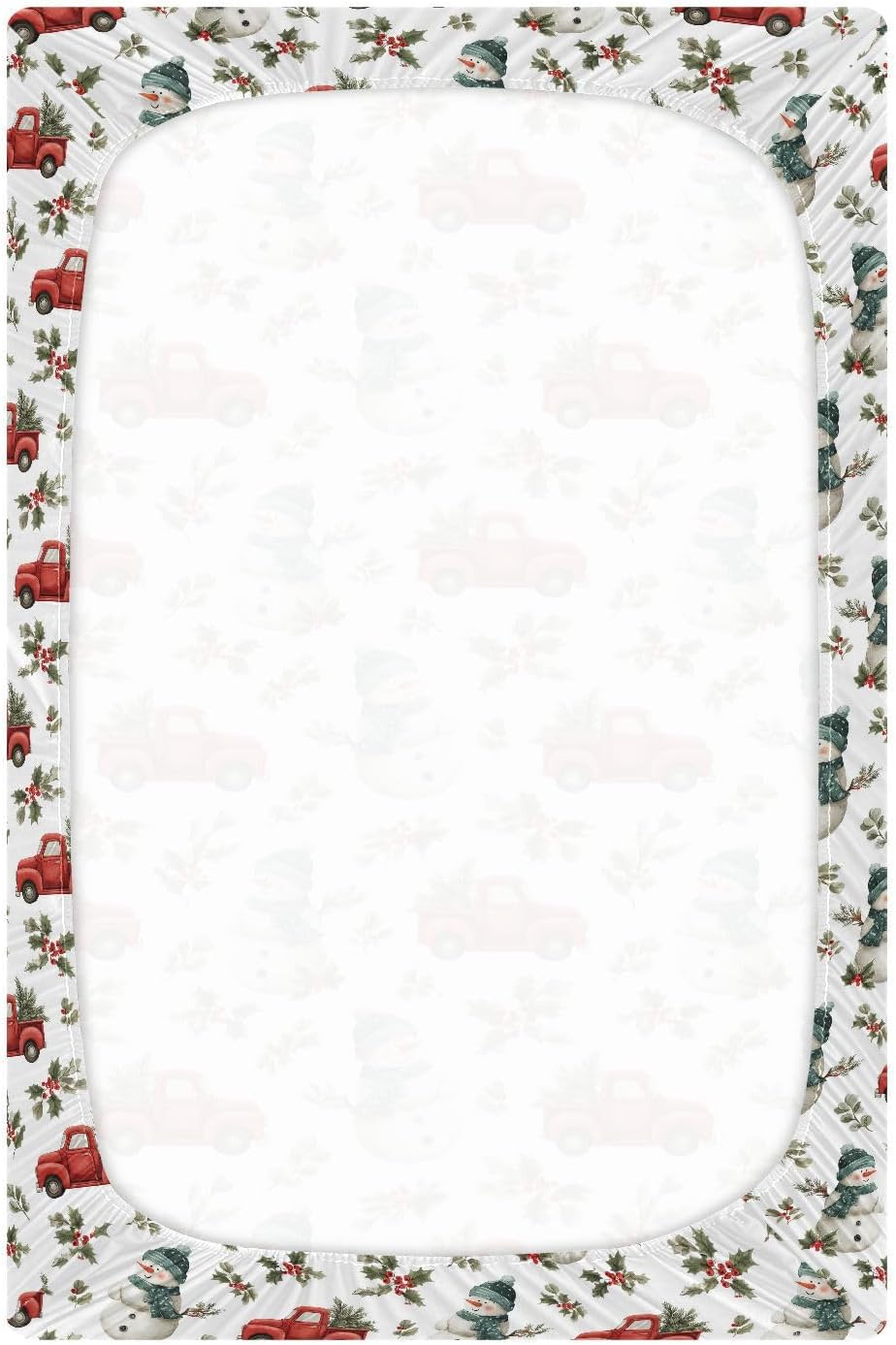 Baby Crib Sheet Cute Goose Flowers Crib Mattress for Boys and Girls Playard Sheet Soft Breathable Fitted Baby Mattress Cover 52x28in