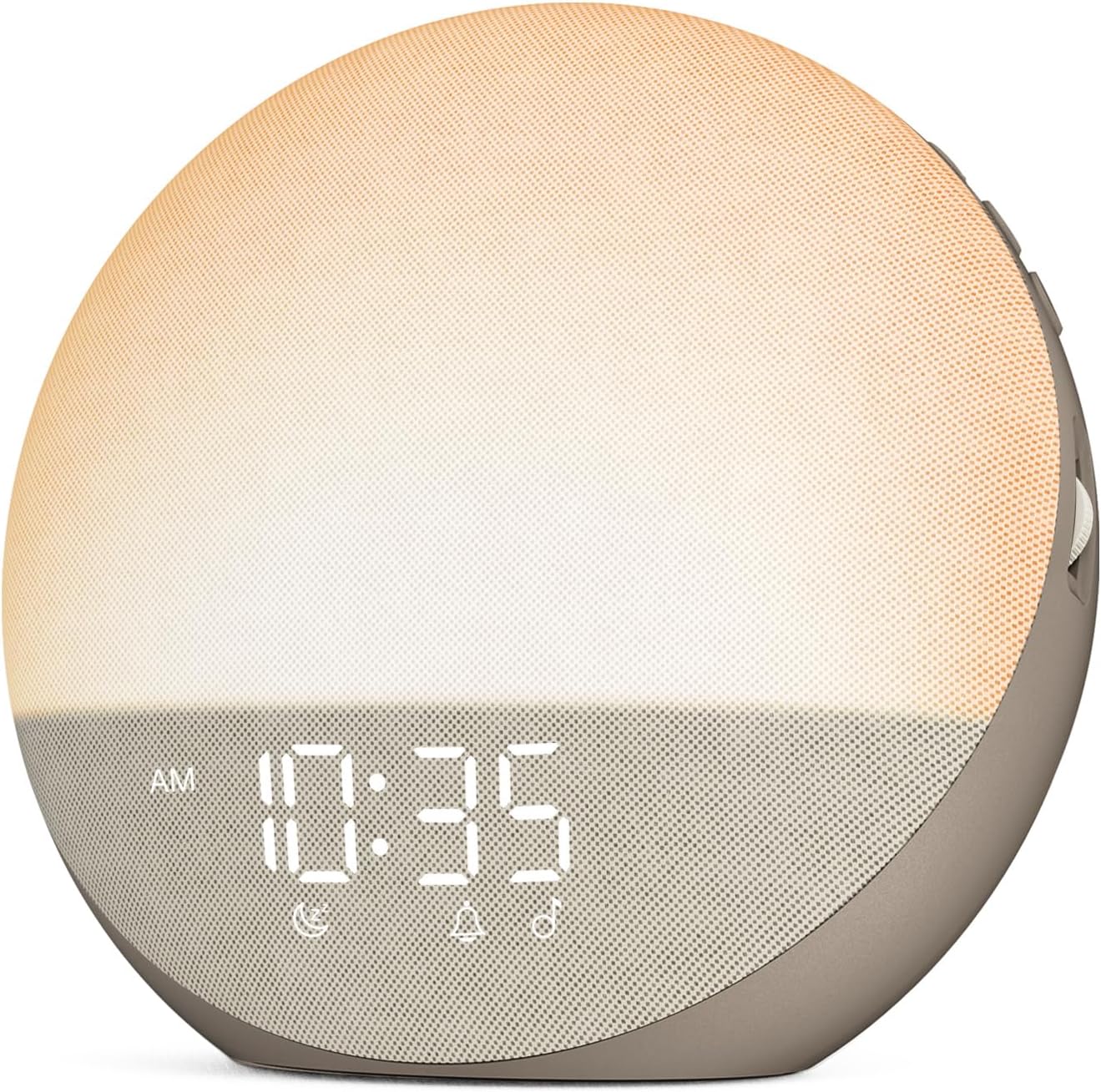 Sunrise Alarm Clock White Noise Machine: Natural Wake Up Light - Dimmable Clock with Bluetooth Speaker for Bedroom - 25 Sleep Sounds for Baby Adults Kids Putty