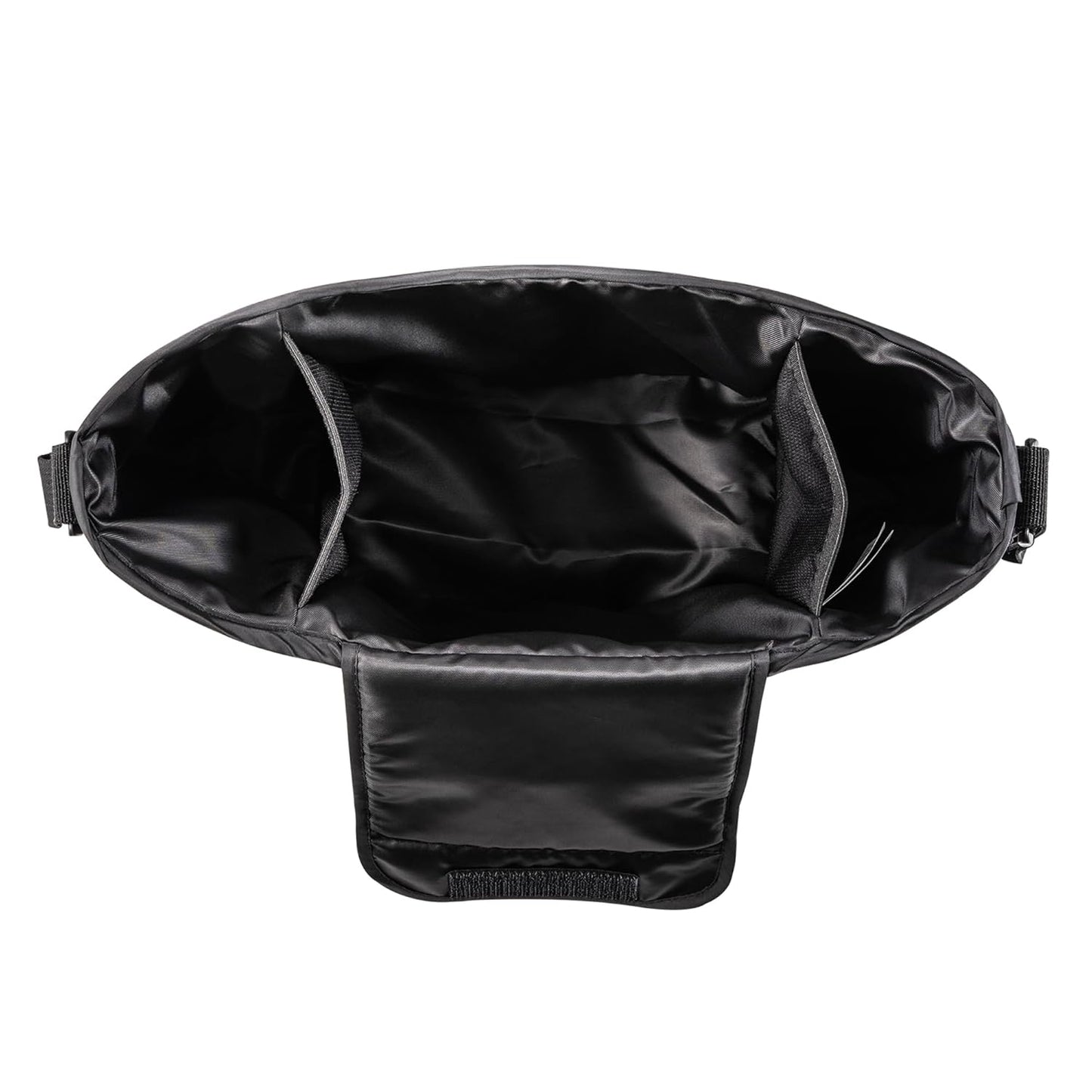 Tiny Twinkle Universal Stroller Organizer with Adjustable Strap - Waterproof Stroller Caddy Fits Baby Jogger, Nuna, Graco, Donna and Bugaboo Strollers（Black）