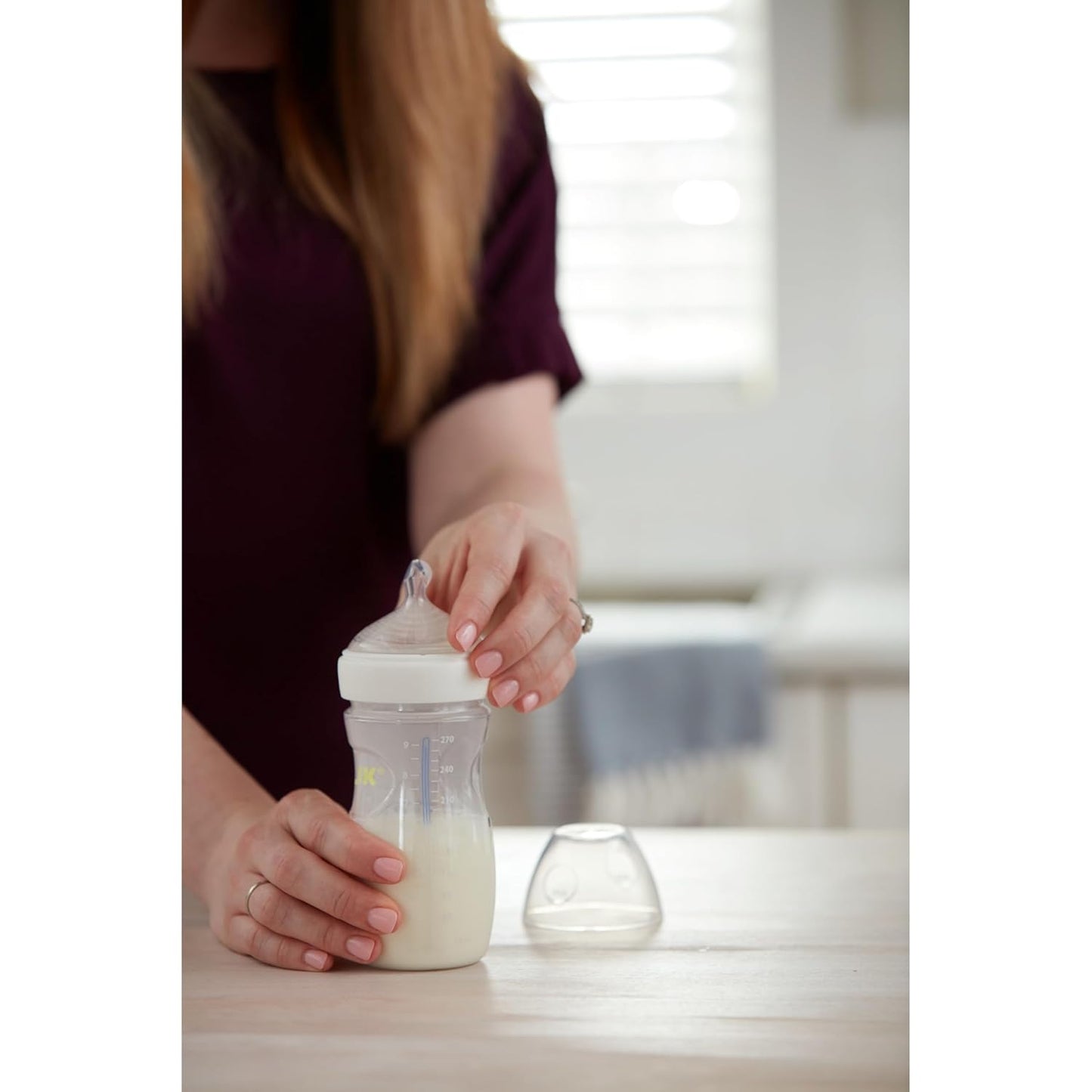 NUK Simply Natural Baby Bottle with SafeTemp