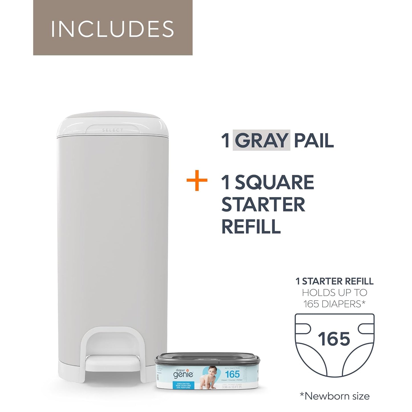 DG Select Pail Gift Set with 2 Jumbo Refill (810CT) US 1/CS