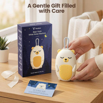 Vaydeer Baby Sound Machine for Sleep, White Noise Machine with 115 Sounds & 4 Modes, for New Moms & Newborns, Baby Sleep Soother, 54 dB Safe,Gift for Mom, Nursery Essentials