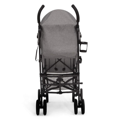 Jeep PowerGlyde Plus Stroller by Delta Children Lightweight Travel Stroller with Smoothest Ride, Aluminum Frame, 4-Position Recline, Extra Large Storage Basket, Black