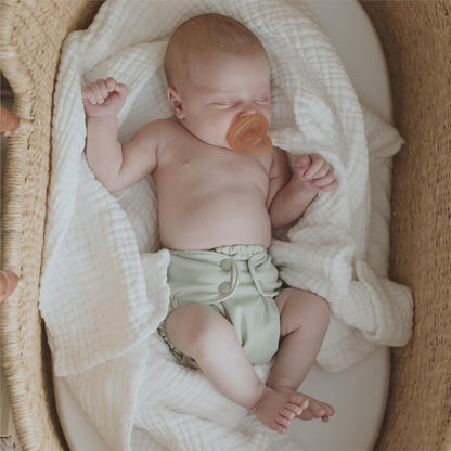 Esembly Tossers – Disposable Bamboo from Viscose Diaper Liners for Cloth Diapers – Earth-Friendly, Fragrance-Free, Chlorine-Free – One Size, 200 Liners (2-Pack of 100-Liner Rolls)