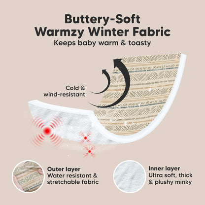 KeaBabies Winter Car Seat Cover Baby, Newborn - Universal Fit Infant Carseat Covers Baby Girl, Boy, Breathable, Lightweight Blanket, Easy to Use Stroller Canopy, Rain, Wind, Sun Shade (Laurel)