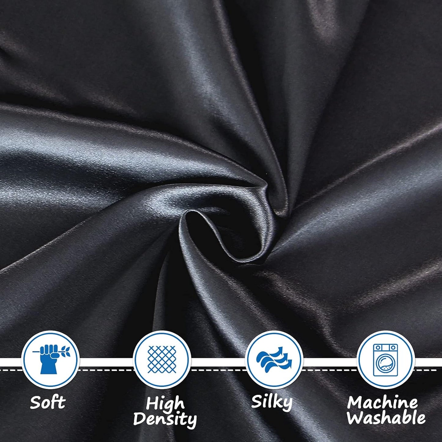 Bassinet Sheets for Baby Boy Girl, Satin Bedside Sleeper Sheets to Fit Mika Micky&Baby Delight&Dream On Me&Baby Joy Bassinet, Bassinet Sheet for Baby Hair (33"x20"x5") Silk Bassinet Sheets, Grey