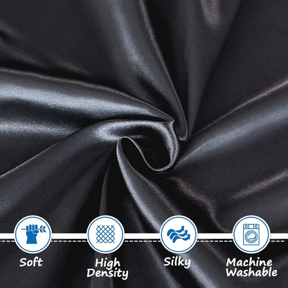 Bassinet Sheets for Baby Boy Girl, Satin Bedside Sleeper Sheets to Fit Mika Micky&Baby Delight&Dream On Me&Baby Joy Bassinet, Bassinet Sheet for Baby Hair (33"x20"x5") Silk Bassinet Sheets, Grey