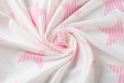 Onacosht Stretchy Bassinet Sheets 33" x 19" Compatible with Mika Micky, KoolaBaby (3 in 1), BabyBond, HARPPA and RICUTON Bedside Bassinet, 3 Pack for Baby Boy and Girl, Pink Floral
