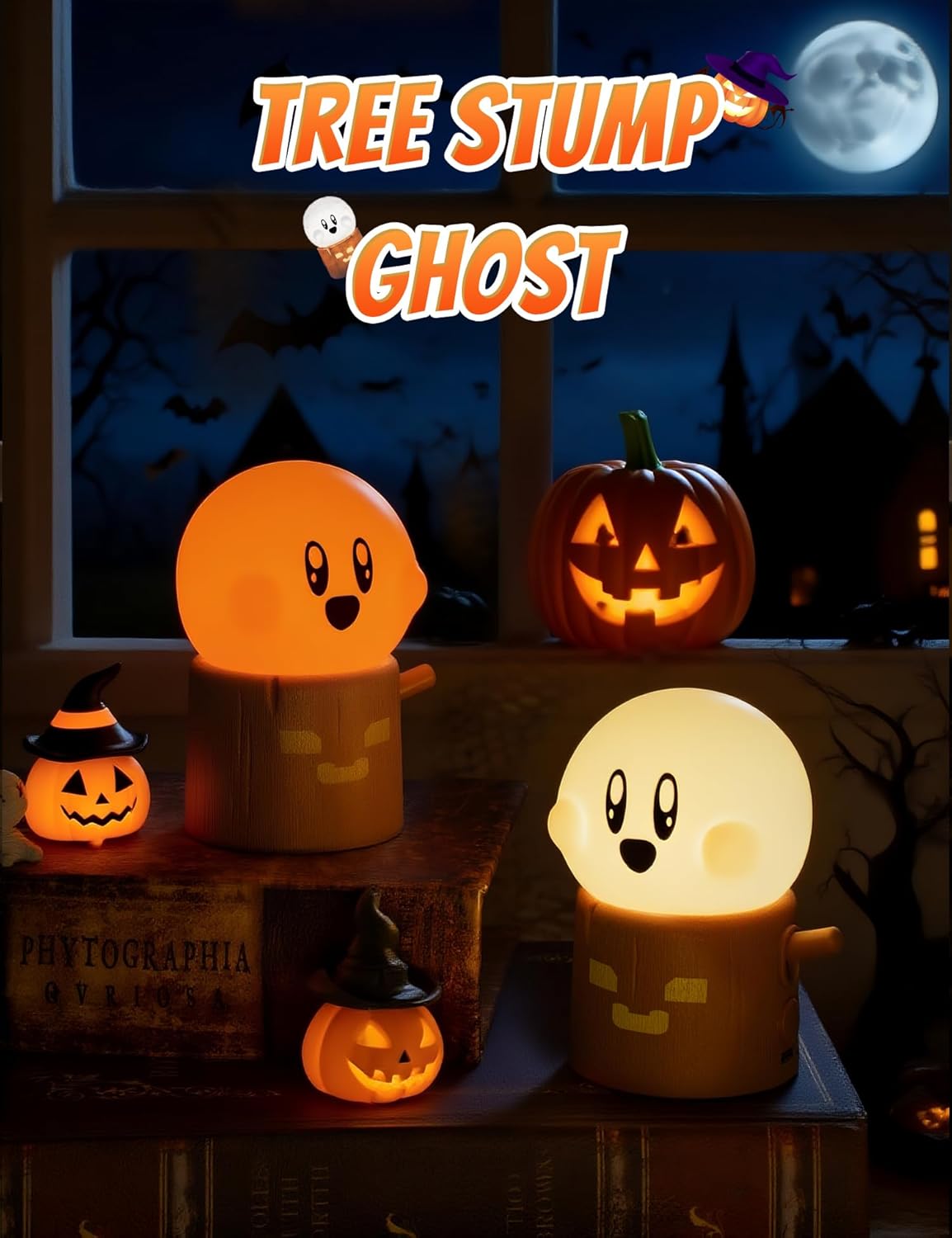 3pcs Cozy Campfire Nightlight Kits, Soothing Nature Sounds, White Noise Night Light for Baby Adult, Rechargeable, Cute Flame Lamp, Best Gift for Kids Bedrooms Camping Trips