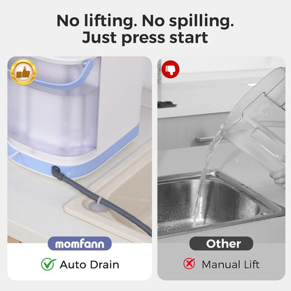 MOMFANN EasePure Pro Baby Bottle Washer, Upgraded 4-in-1 Bottle Washer and Sterilizer and Dryer, Deep Clean for Bottles, Pump Parts & Baby Essentials, Time-Saving Effortless Baby Care