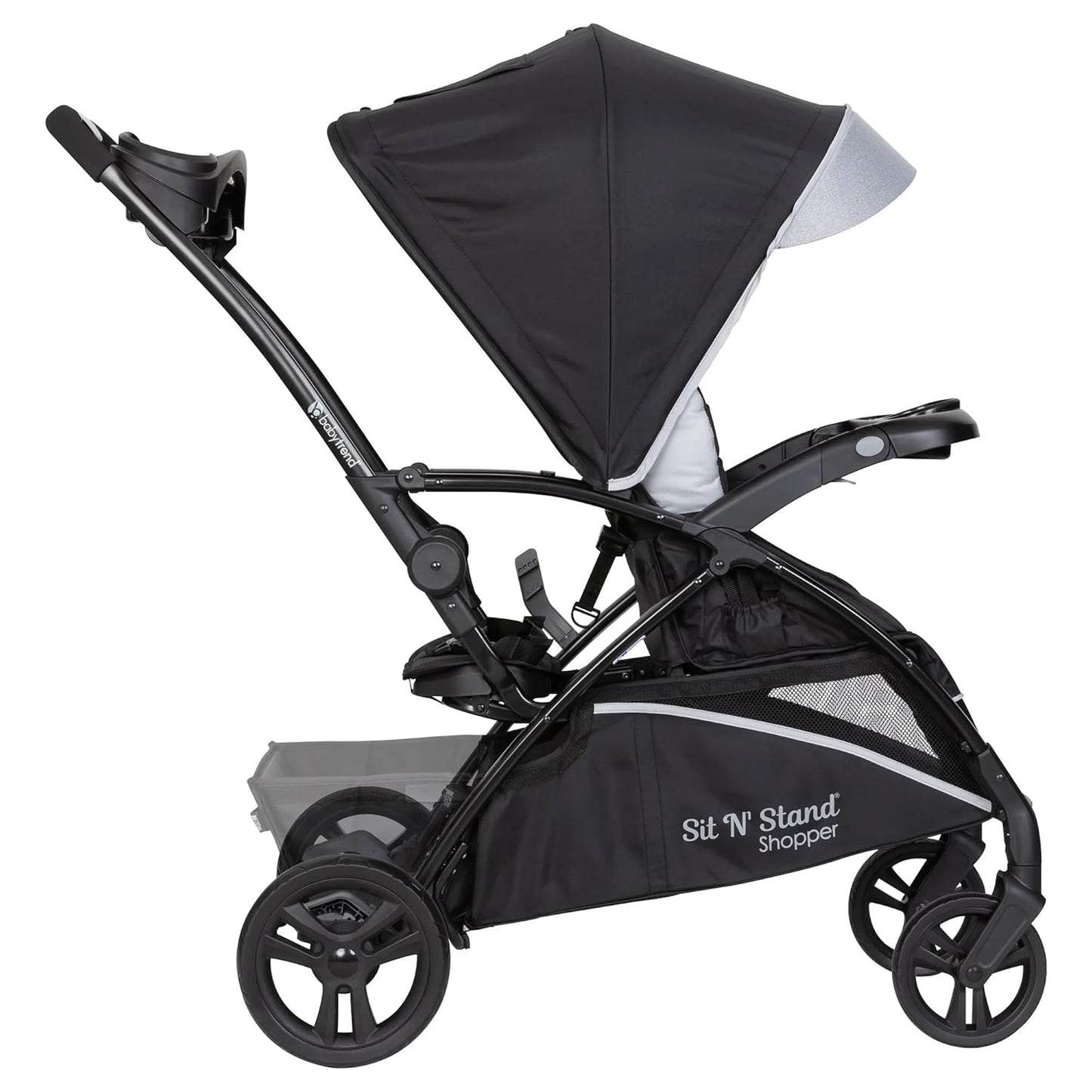 Baby Trend Sit N' Stand® Double 2.0 Stroller, Dash Black