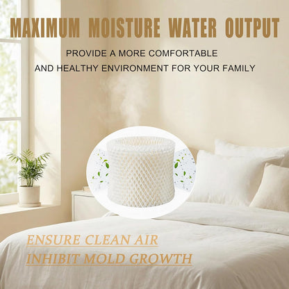 Humidifier Replacement Filter 2.0 Compatible with Canopy Bedside Humidifier and Nursery Humidifier, Made Natural Wood Pulp and Paper Wick Filter, 6 Week Lifespan Humidifier Wicking Filter Replacement