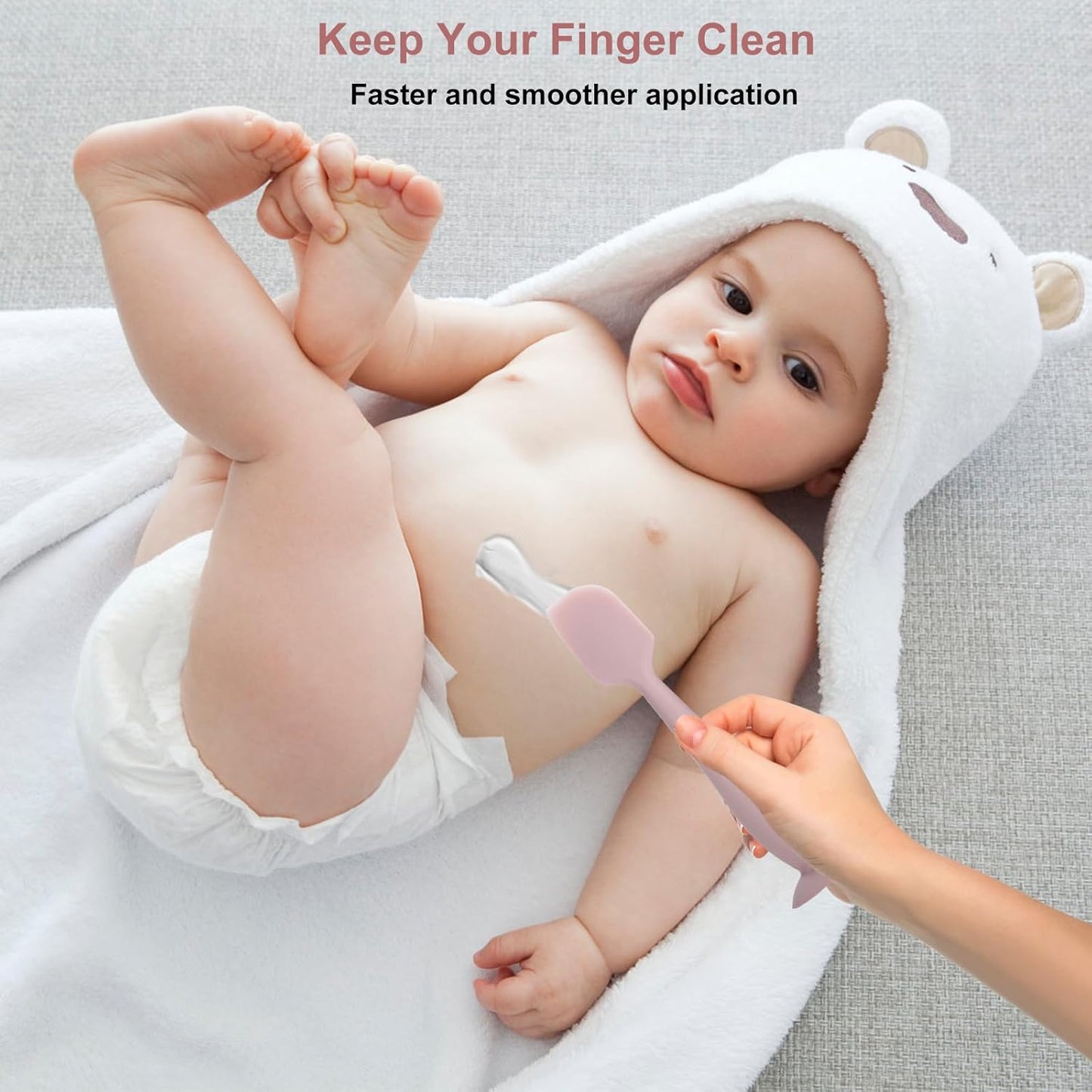 3 Pack Baby Diaper Paste Spatula, Newborn Diaper Cream Applicator, Suitable for Aquaphor & Desitin