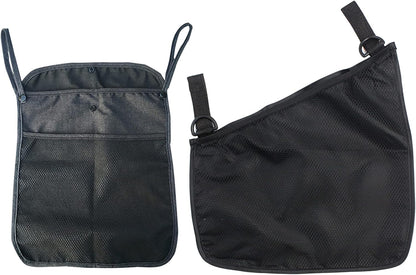 Baby Stroller Organizer,Black,Umbrella stroller organizer,Extra pockets to store snacks/wipes items,Holds water bottles, toddler sweat shirt etc (Black)