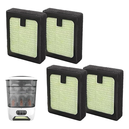 3PCS HEPA Filter Replacement Compatible with Baby Brezza Bottle Dryer Advanced and Baby Brezza Bottle Washer Pro