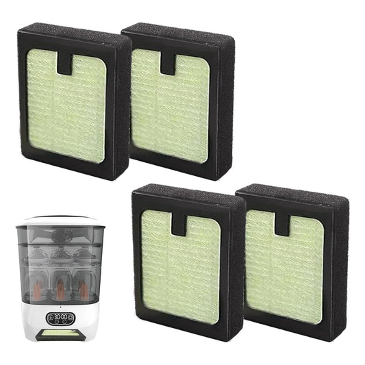 3PCS HEPA Filter Replacement Compatible with Baby Brezza Bottle Dryer Advanced and Baby Brezza Bottle Washer Pro