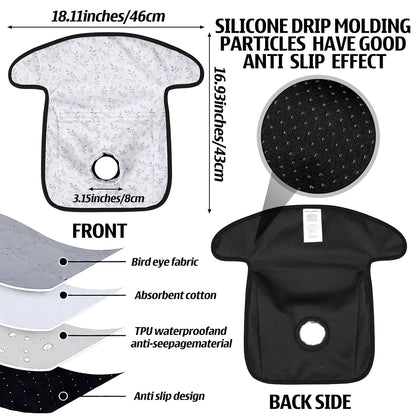HunnmingRe 2 Pack Floral Car Seat Protector for Potty Training Waterproof Piddle Pad Cover from Spillages Nappy Leaks Toilet Training Anti Slip Backing Strollers Carseat Liner for Toddlers Babies