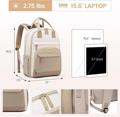 LOVEVOOK Diaper Bag Backpack, Baby Bag with Changing Pad, Large Diaper Backpack Boy Girl, Waterproof Baby Registry Bag for Mom Dad with Stroller Buckles, Beige-khaki