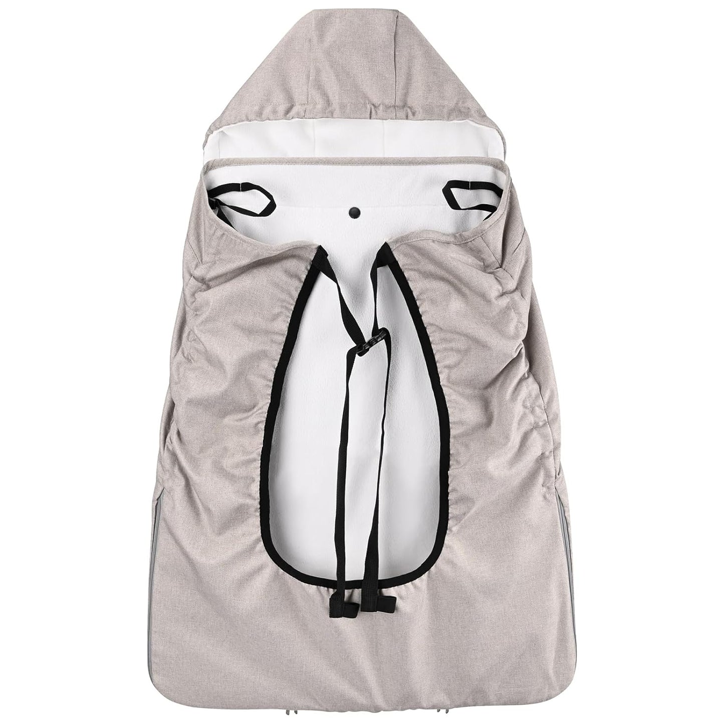 Bebamour Baby Carrier Winter Cover Universal Hoodie All Season Carrier Cover for Baby Carrier (Dark Grey)