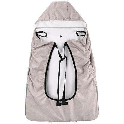 Bebamour Baby Carrier Winter Cover Universal Hoodie All Season Carrier Cover for Baby Carrier (Dark Grey)