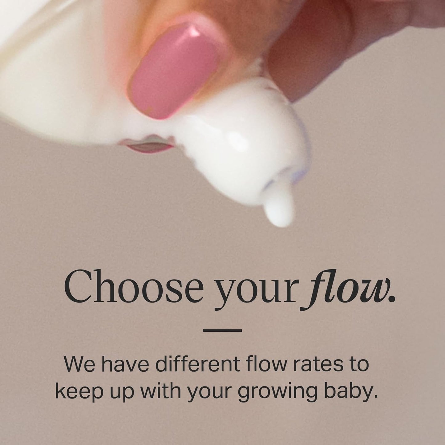Tommee Tippee Natural Start Baby Bottle Nipples, Breast-Like for A Natural Latch, Anti-Colic Valve, Soft Silicone, Medium Flow, 3+ Months, Pack of 6