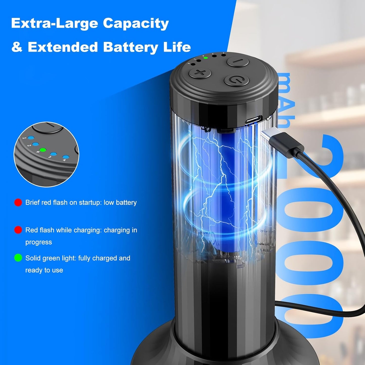 Hand Mixer with Whisk and Forther Wand,Electric Whisk, Milk Frother, Hand Held Mixers,Cordless Hand Mixer, Whisks for Cooking, Mini Mixer,Stirrers Electric,Food Chopper, Baby Food Maker,4-Speed, 10Oz