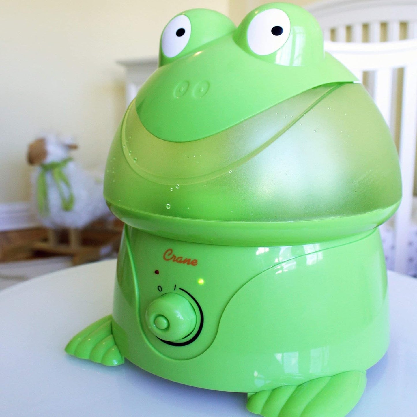 Crane Cute Animal Humidifier for Kids Bedroom and Nursery, Ultrasonic Cool Mist, 1 Gallon, Auto Shut Off, Cool Mist Humidifier