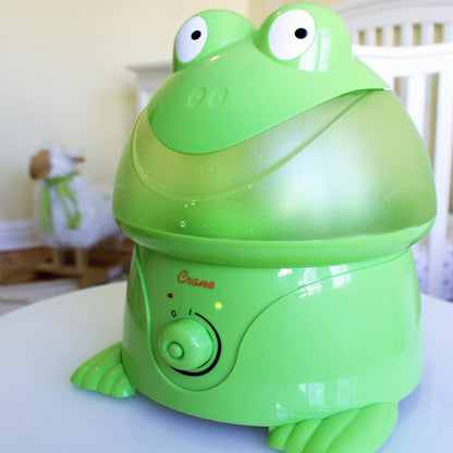 Crane Cute Animal Humidifier for Kids Bedroom and Nursery, Ultrasonic Cool Mist, 1 Gallon, Auto Shut Off, Cool Mist Humidifier