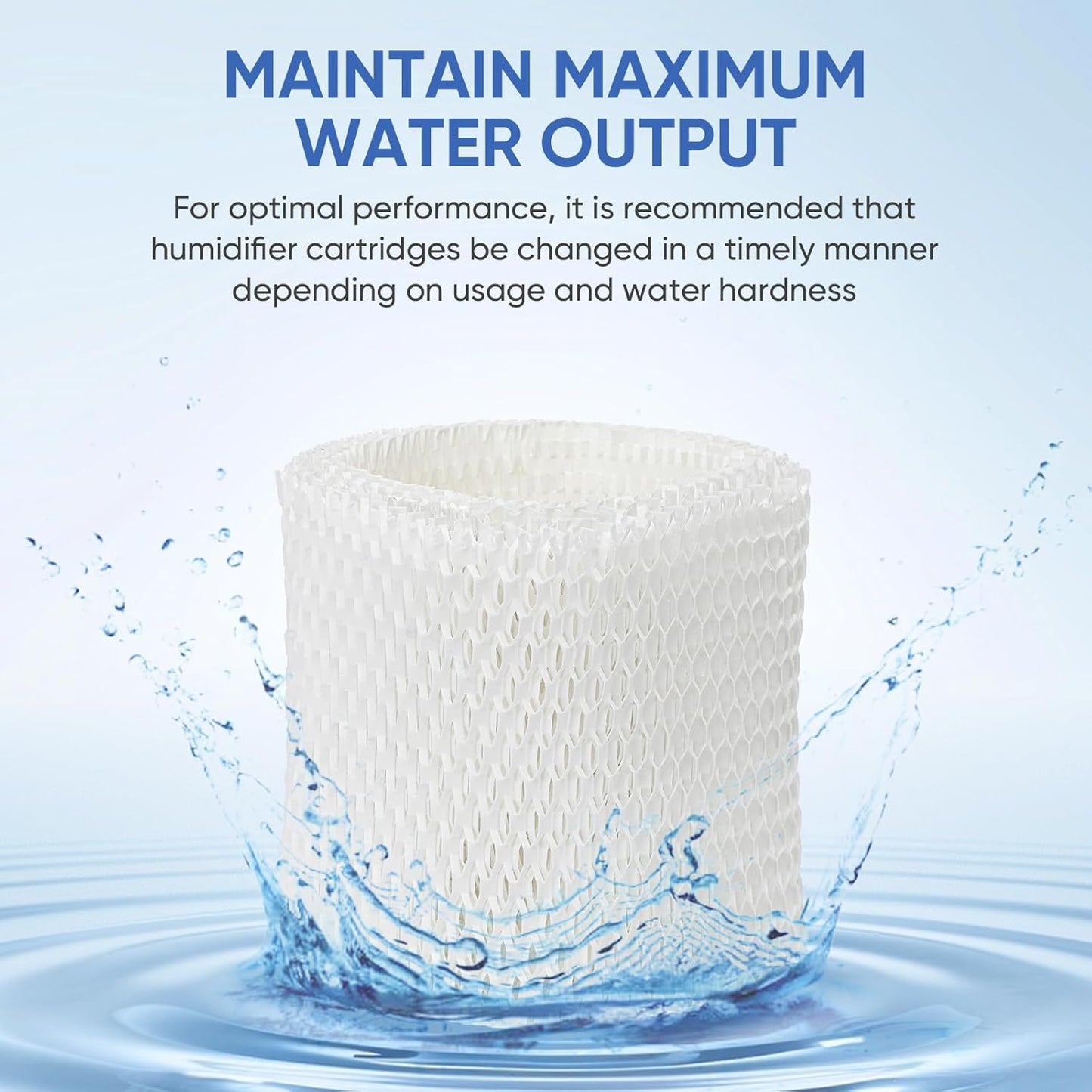 Humidifier Filter Replacement Compatible with Canopy Bedside and Nursery Humidifier, Made with Wood Pulp, Paper Filter, 3-Pack