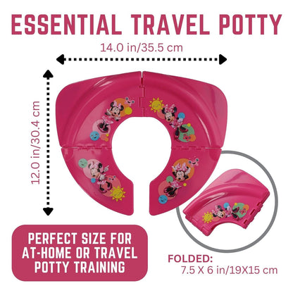 Disney Minnie Mouse"Smile" Folding Potty Seat - Travel Potty Training Seat