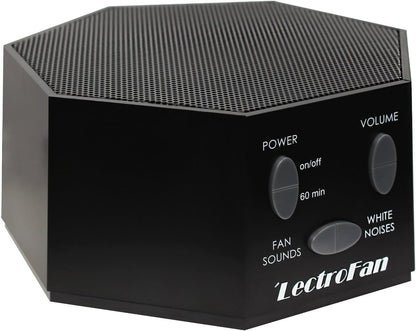 Adaptive Sound Technologies LectroFan Classic - Soothing Sound Machine for Sleep - Built-in Sleep Timer - Compact Design - Non-Looping Sounds - Speech Privacy - White